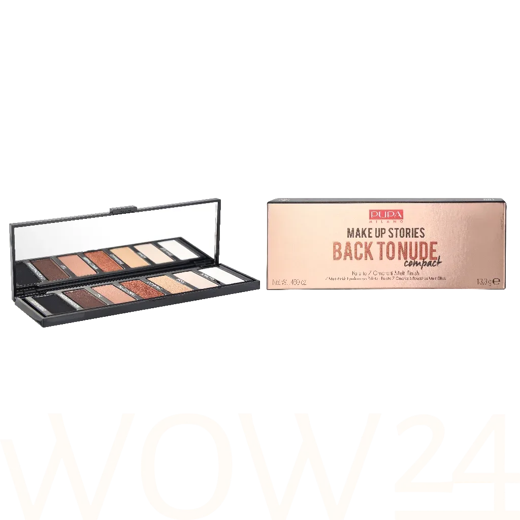 Pupa Eye shadow palette (Make-up Stories Compact Palette) 13.3 g - 002 Smokey Vibes thumbnail 4