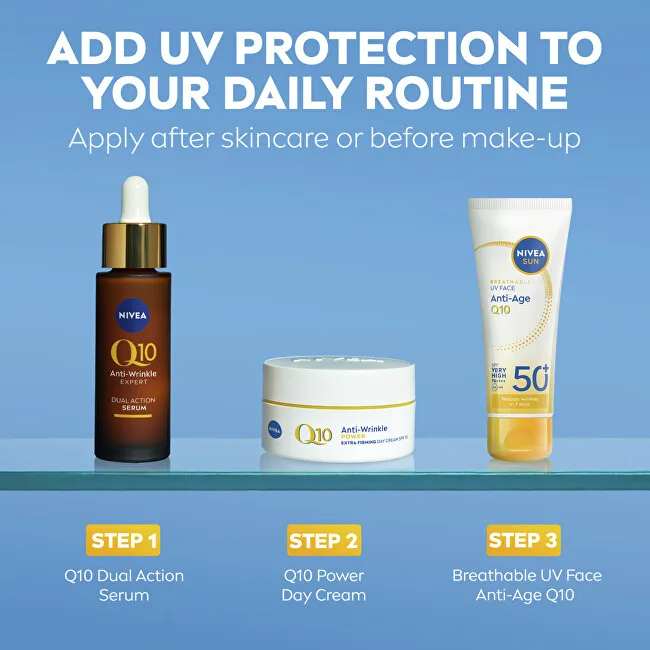 Nivea Protective face cream SPF 50+ Anti-Age Q10 UV Face Cream 40 ml thumbnail 8
