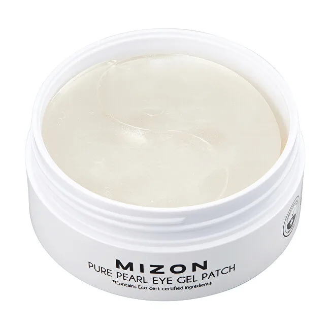 Mizon Premium eye hydrogel mask with white pearl and diamond for wrinkles and skin lightening Pure Pearl (Eye Gel Patch) 60 pcs x 1.4 g thumbnail 2