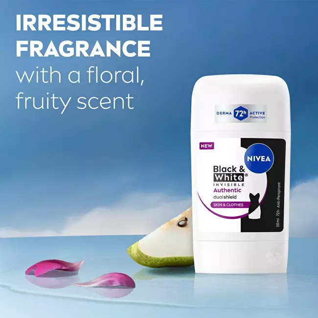Nivea Solid antiperspirant B&W Authentic Anti-Perspirant 50 ml thumbnail 4