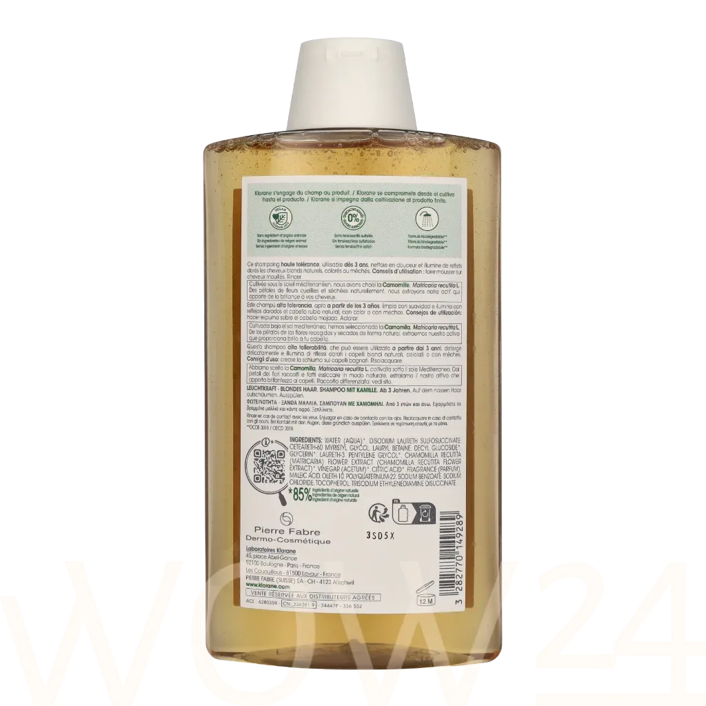 Klorane Klorane Blond Highlights Shampoo With Cham. thumbnail 3