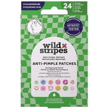 Wild Stripes Groovy Protect Hydrocolloid Acne Patches with Hyaluronic Acid (Anti-Pimple Patches) 24 pcs thumbnail 2