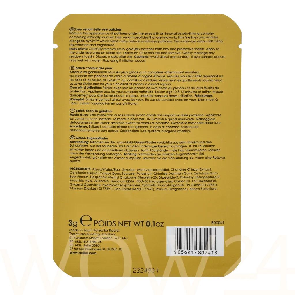 Rodial Rodial Bee Venom Jelly Eye Patches thumbnail 3