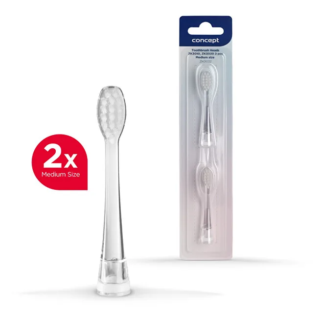 Concept "v" design Replacement heads for children´s toothbrushes ZK3010, ZK3020 Medium ZK0032 2 pcs. thumbnail 2