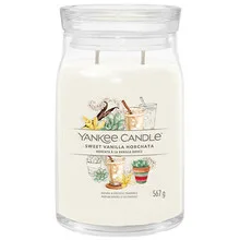 Yankee Candle Aromatic candle Signature glass medium Sweet Vanilla Horchata 368 g thumbnail 2