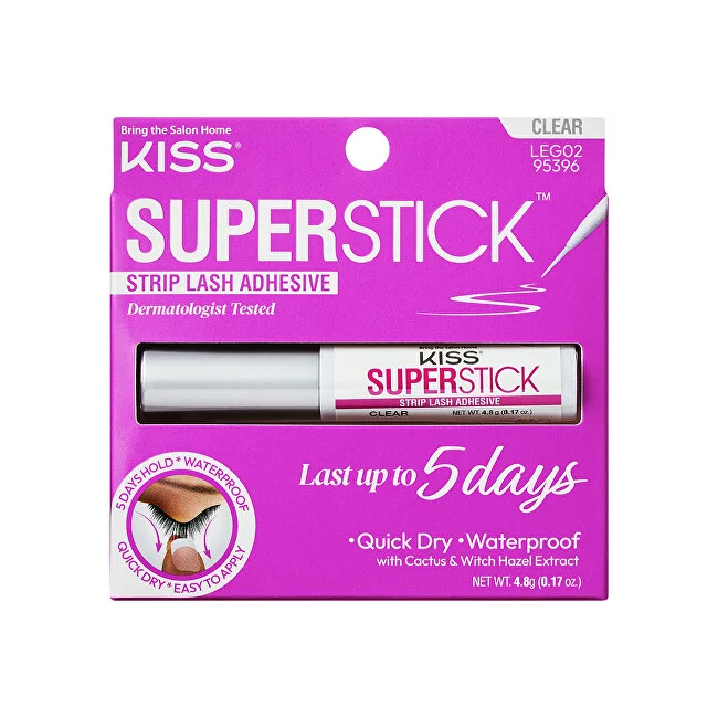 Kiss Super Stick 5-Day Extended Wear (Strip Lash Adhesive) 4.8g Clear thumbnail 8