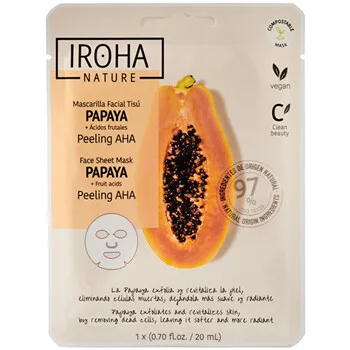 Iroha Papaya Peeling AHA Face Sheet Mask thumbnail 5