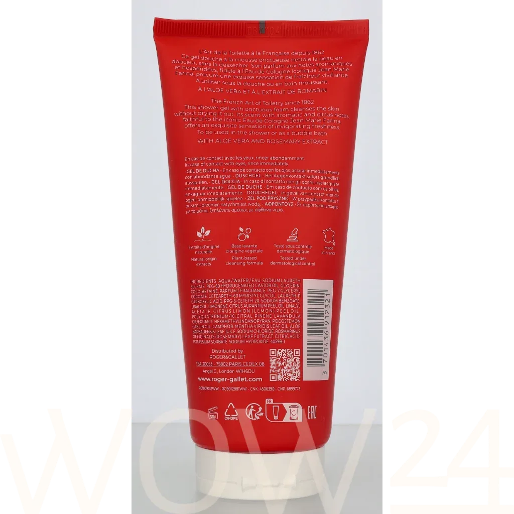 Roger & Gallet Roger & Gallet Jean Marie Farina Shower Gel thumbnail 3