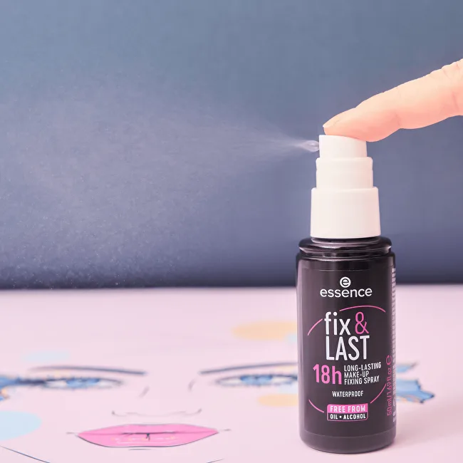 Essence Waterproof makeup fixing spray Fix & Last 18h (Waterproof Fixing Spray) 50 ml thumbnail 3