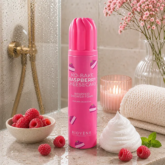 Biovene Biovene, No-Bake Raspberry Cheesecake, Hydrating, Shower Mousse, 250 ml thumbnail 2