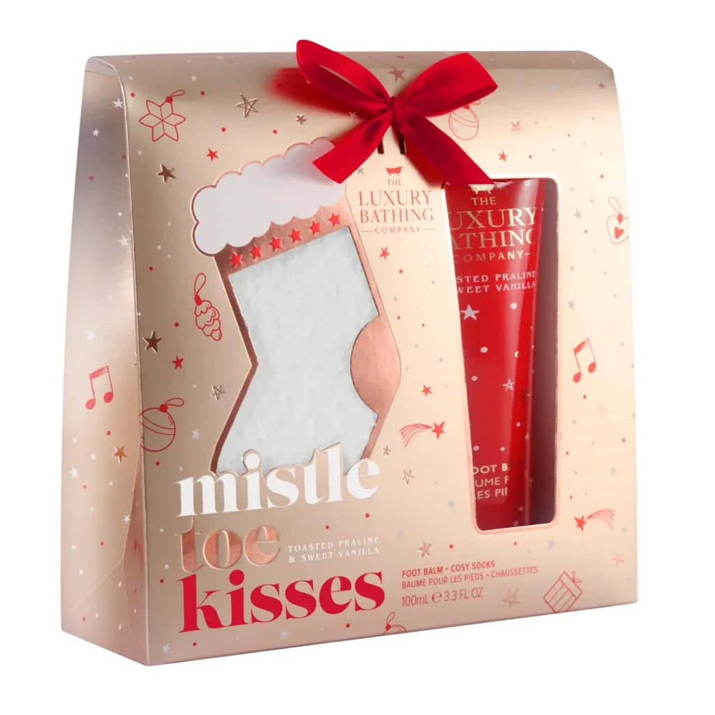 The Luxury Bathing Company Gift set with socks Praline & Vanilla 2 pcs thumbnail 2