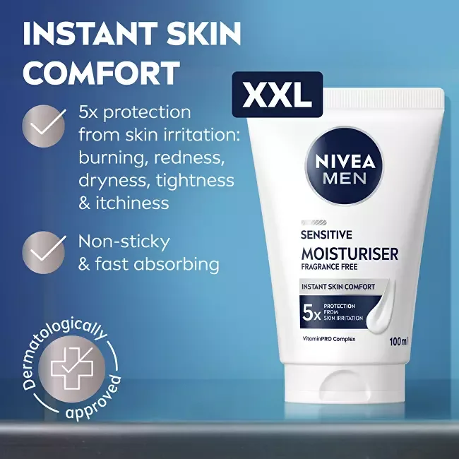 Nivea Moisturizing face cream Sensitive Cream 100 ml thumbnail 6