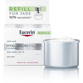 Eucerin Refill for Mature Skin Cream SPF 15 Hyaluron-Filler+3x Effect (Day Care Refill) 50 ml thumbnail 2