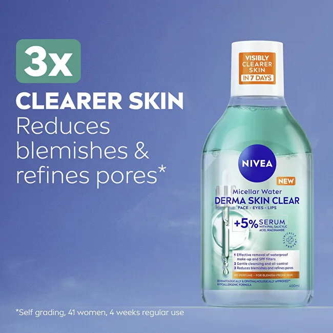 Nivea Derma Skin Clear Micellar Water (Micellar Water) 400 ml thumbnail 2