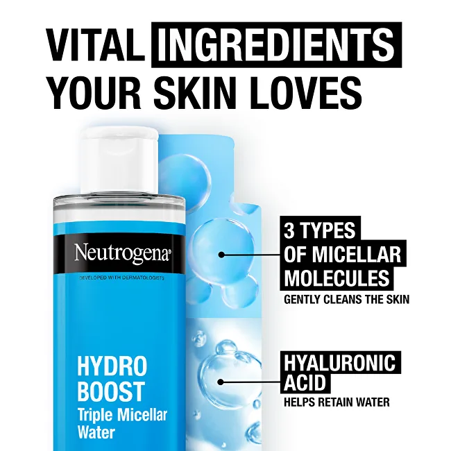 Neutrogena Hydro Boost Triple Micellar Water thumbnail 3