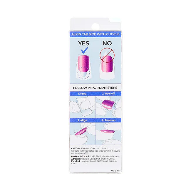 Kiss Self-adhesive nails imPRESS Color FX - Diamond Drip 30 pcs thumbnail 3