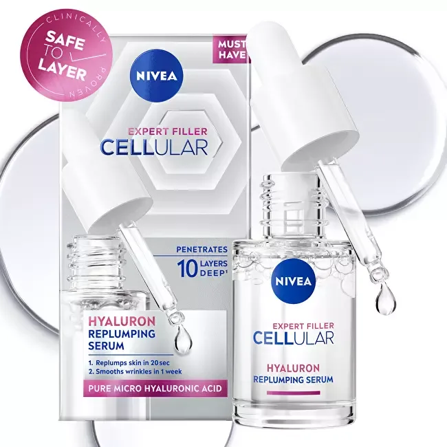 Nivea Cellular Expert Filler Hyaluron Anti-Wrinkle Hydrating Serum 15 ml thumbnail 6