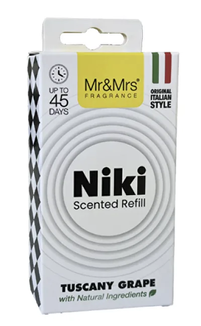 Mr & Mrs Fragrance Niki Big Carbon Fiber Tuscany Grape - refill thumbnail 2