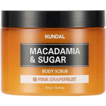 KUNDAL Macadamia & Sugar Pink Grapefruit Body Scrub thumbnail 2