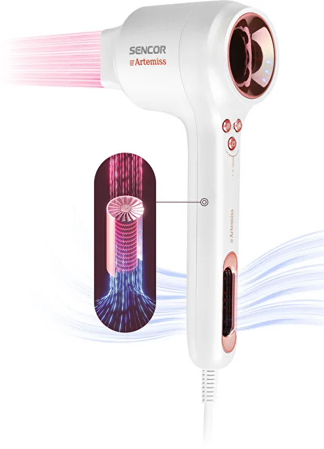 Sencor Hair dryer Artemiss SHD 9100RS thumbnail 3