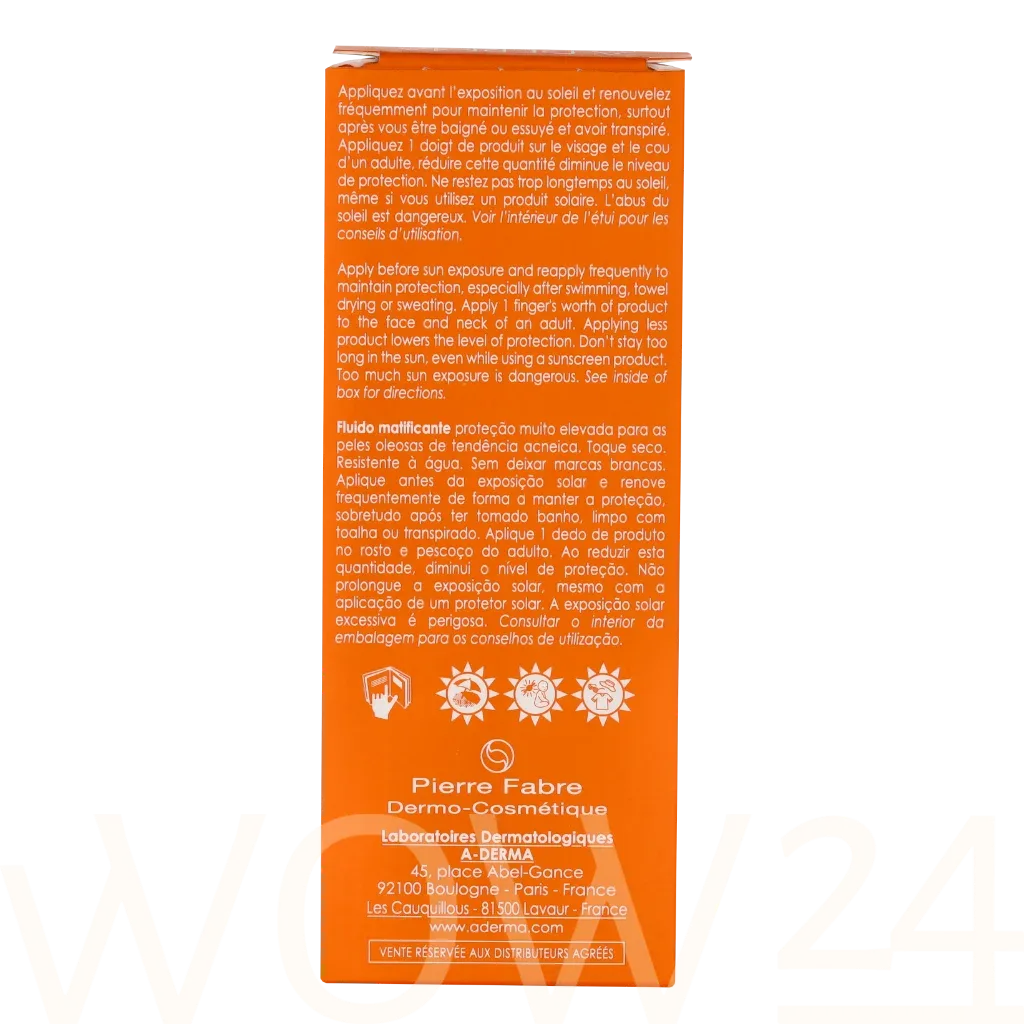 A-Derma A-Derma Protect AC Mattifying Fluid SPF50+ thumbnail 3