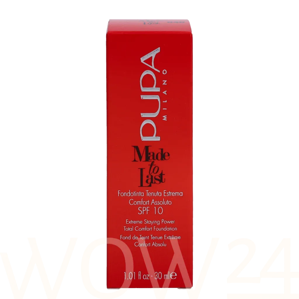Pupa Pupa Made To Last Total Comfort Foundation SPF10 thumbnail 2