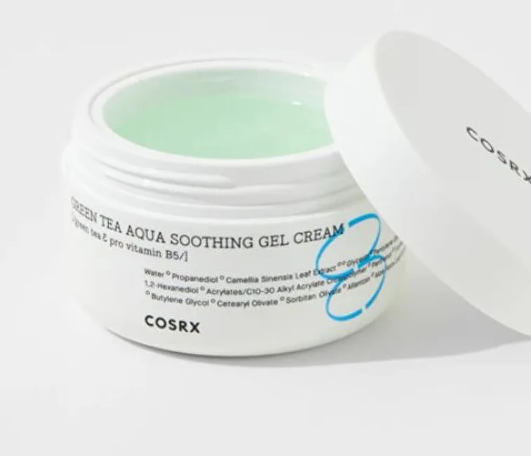 COSRX Hydrium Green Tea Aqua Soothing Gel Cream thumbnail 2
