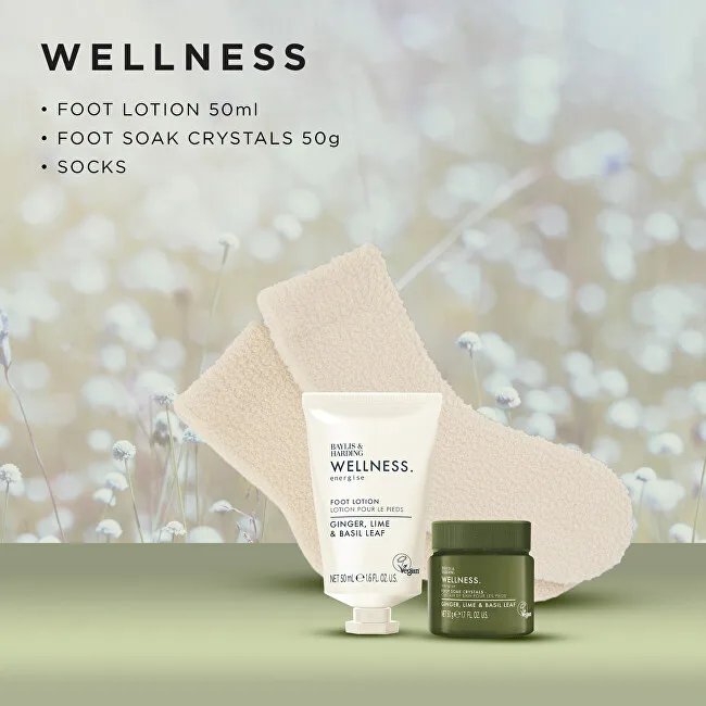 Baylis & Harding Wellness Ginger, Lime & Basil Foot Care Gift Set 3 pcs thumbnail 3