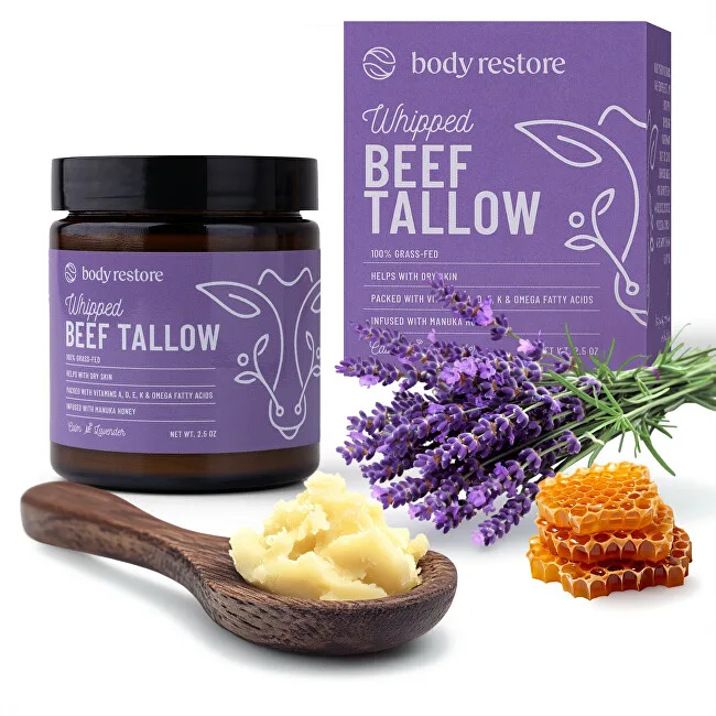 Body Restore Lavender Whipped Beef Tallow Body Cream 71 g thumbnail 3