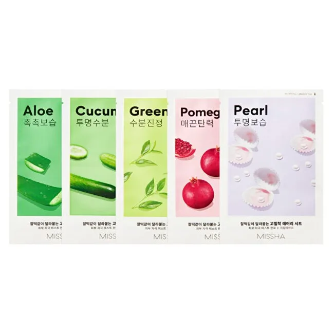Missha Airy Fit Mask Set 5-piece facial mask gift set thumbnail 2