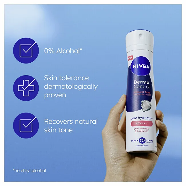 Nivea Antiperspirant spray Derma Control Natural Tone (Antiperspirant) 150 ml thumbnail 4