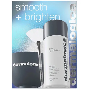 Dermalogica Smooth + Brighten Set Dermalogica: Daily Microfoliant, Exfoliating, Exfoliating Powder, 74 g + Masque Fan, Multi Face Brush + Dermalogica, Plastic Colour Mixing Bowl, Grey thumbnail 3