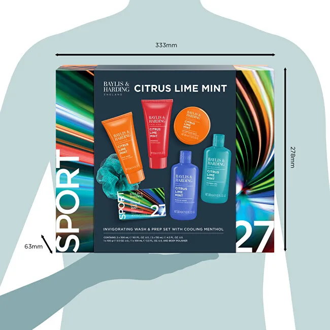 Baylis & Harding Citrus, Lime & Mint Body Care Gift Set 7 pcs thumbnail 5