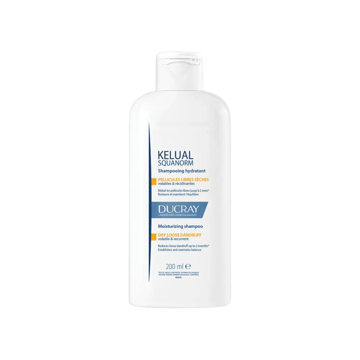 Ducray Kelual Squanorm Moisturizing Treatment Shampoo (Dry Dandruff Shampoo) - 200 ml thumbnail 2