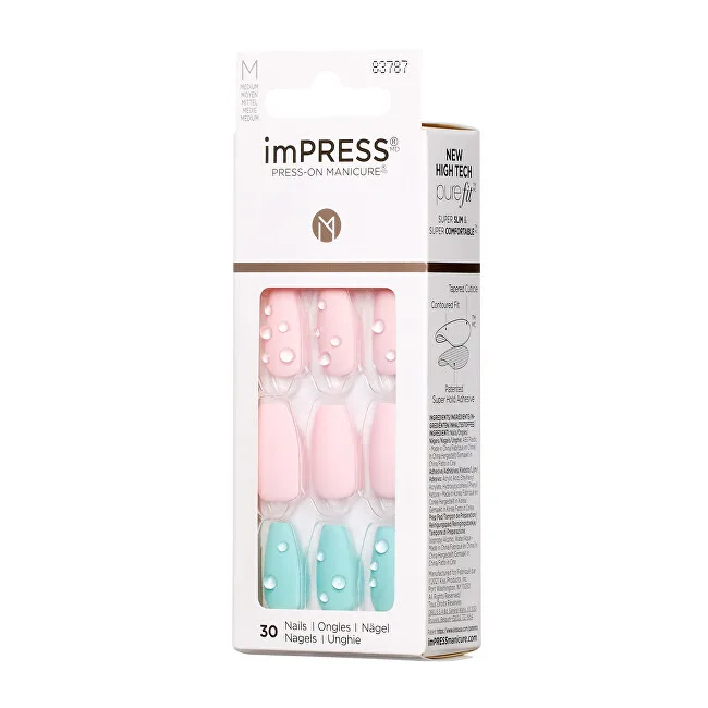 Kiss Kiss Self-adhesive nails imPRESS Nails Dew Drop 30 pcs thumbnail 2