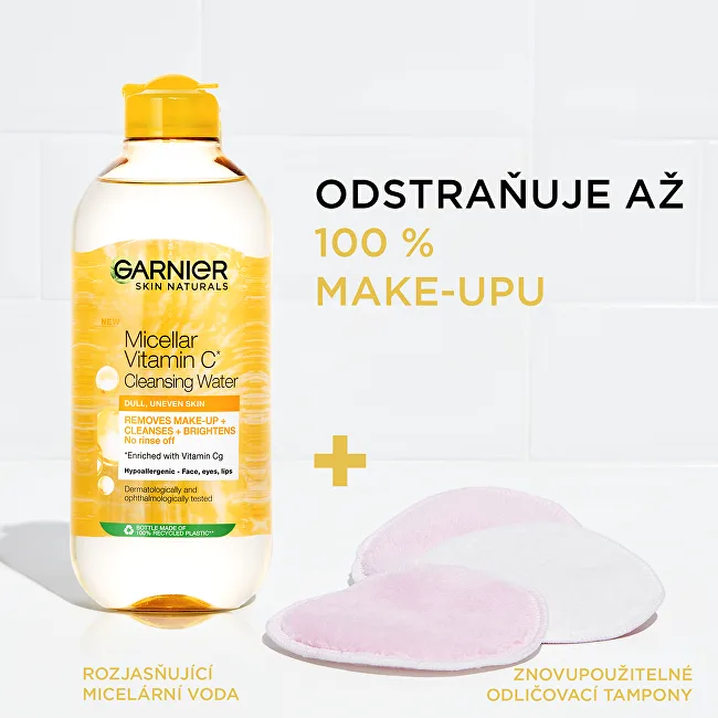 Garnier Skin Naturals Vitamin C Micellar Cleansing Water thumbnail 4