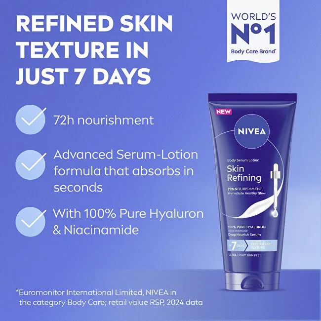 Nivea Skin Refining Body Serum Lotion 200 ml thumbnail 2