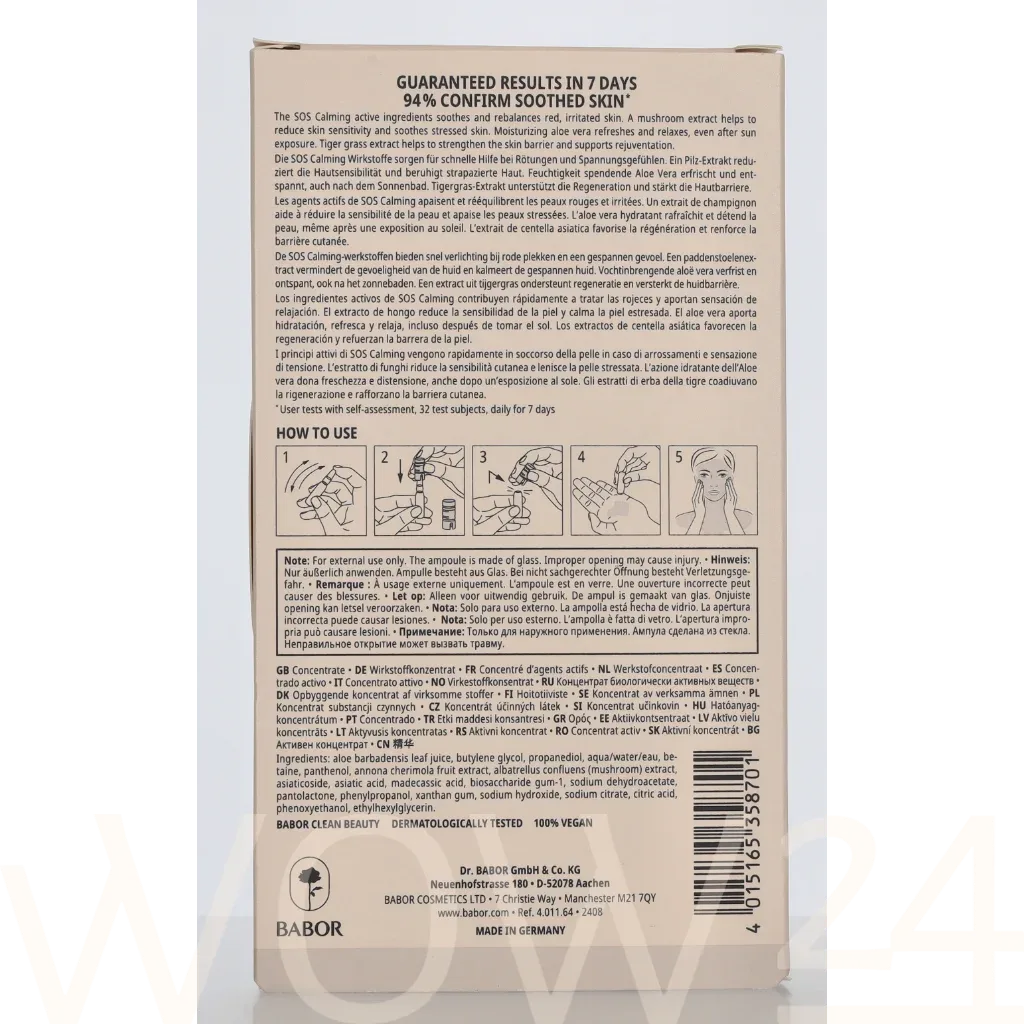Babor Babor SOS Calming Ampoule Concentrates thumbnail 3