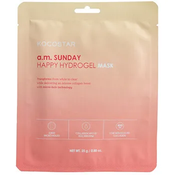 Kocostar Hydrating face mask am Sunday Happy Hydrogel Mask thumbnail 5