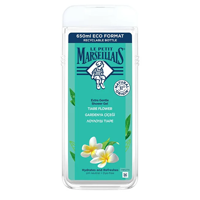 Le Petit Marseillais Extra Gentle Shower Gel Tiaré Flower thumbnail 2