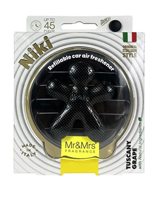 Mr & Mrs Fragrance Niki Big Carbon Fiber Tuscany Grape - car fragrance thumbnail 2