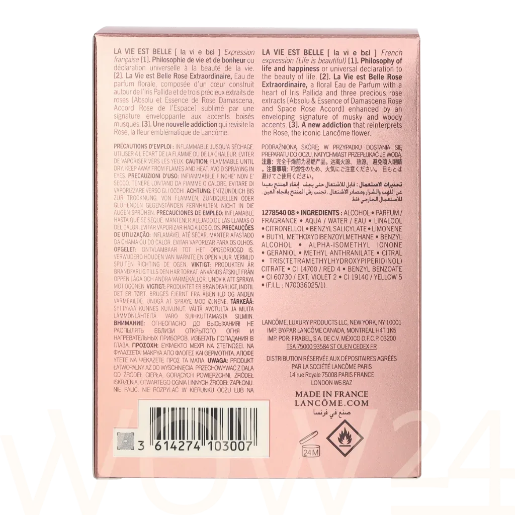 Lancome La vie est belle rose extraordinaire thumbnail 3