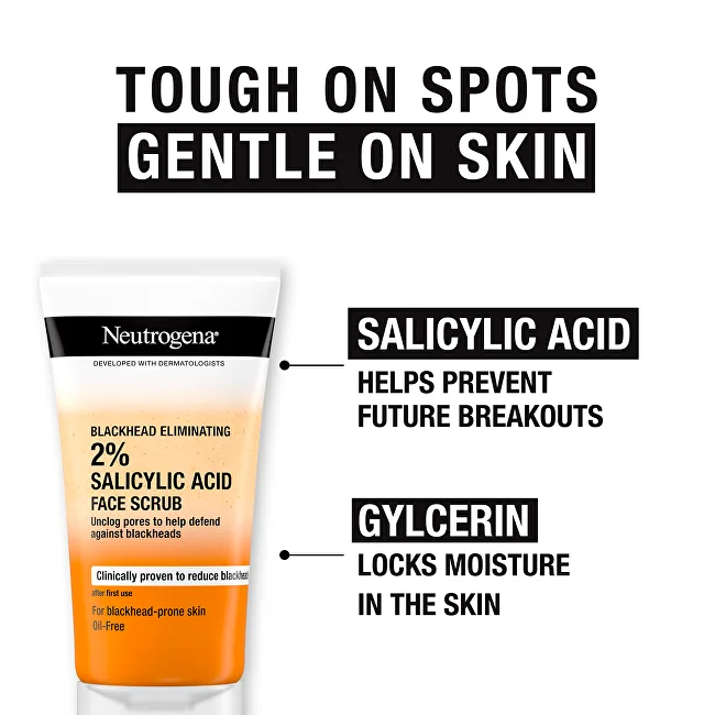 Neutrogena Blackhead Eliminating 2% Salicylic Acid Face Scrub thumbnail 3