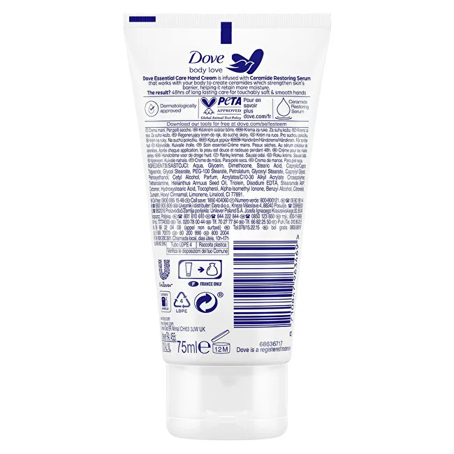 Dove Body Love Essential Care Hand Cream thumbnail 2