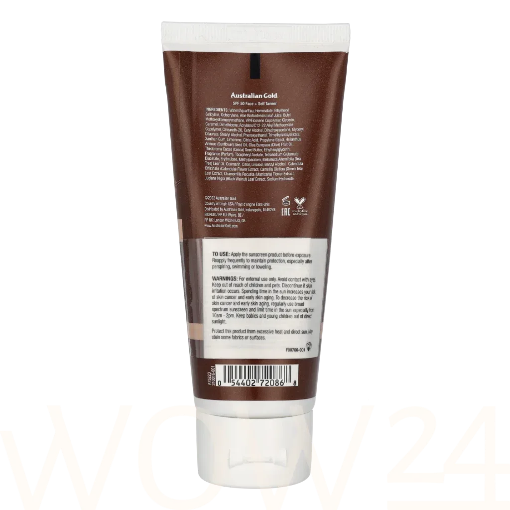 Australian Gold Australian Gold Face+ Self Tanner Sunscreen Lotion SPF50 thumbnail 3