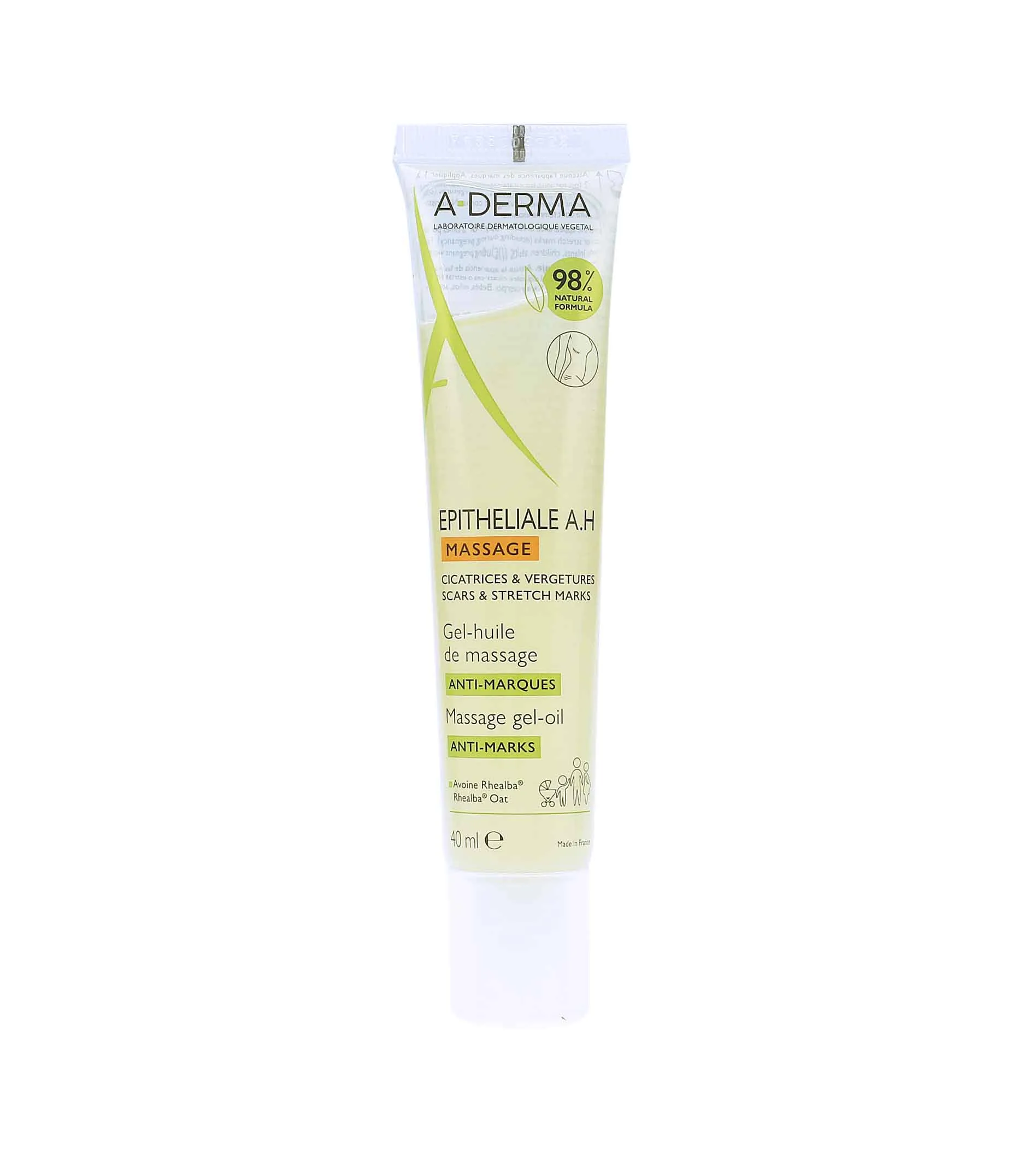 A-Derma Massage gel oil Epitheliale AH (Massage Gel-Oil) 40 ml thumbnail 2