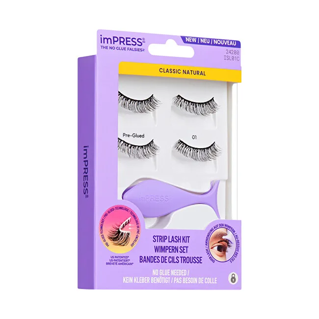 Kiss imPRESS No Glue Strip Lash 01 thumbnail 3
