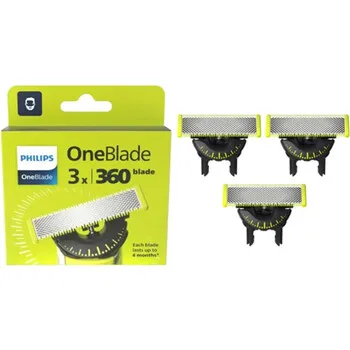 Philips OneBlade 360 QP430/50 Full Body Replacement Blades 3 pcs thumbnail 2