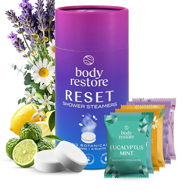 Body Restore Set of aromatic shower tablets Reset mix Shower Steamers 6 pcs thumbnail 2