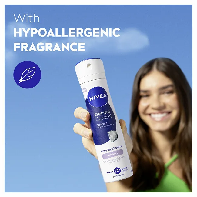 Nivea Antiperspirant spray for sensitive skin Derma Control Restore (Antiperspirant) 150 ml thumbnail 5
